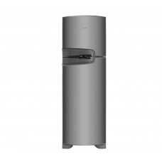 Refrigerador Consul Frost Free Duplex 386 litros cor Inox com Prateleira Dobrável CRM43NK