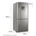 Refrigerador Electrolux Frost Free 598 Litros Inverse Cor Inox (DB84X)