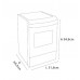 Fogão Consul 4 bocas cor inox com mesa de vidro