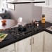 Fogao Cooktop Mueller 5 Bocas com Queimador Ultra Chama Bivolt Preto