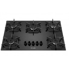 Fogao Cooktop Mueller 5 Bocas com Queimador Ultra Chama Bivolt Preto