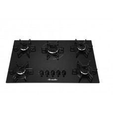 Cooktop Mueller 5 Bocas com Queimador Ultra Chama MCG115BG1