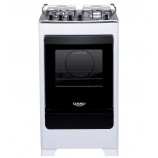 Fogão 4 Bocas Branco com Mesa Inox Dako Supreme