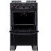 Fogão 4 Bocas Preto com Mesa Inox Atlas Mônaco Plus Bivolt