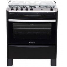 Fogão Atlas New Fastcook 5 Bocas Preto - Bivolt