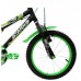 Bicicleta Infantil Masculina Aro 16 - Preto / Verde - Cairu