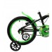 Bicicleta Infantil Masculina Aro 16 - Preto / Verde - Cairu