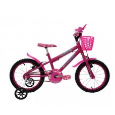 Bicicleta Infantil Aro 16 Cairu Fadinha Freio V-Brake - Rosa/Pink