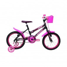 Bicicleta Cairu 16 Mtb Fem C-high Pto/pink