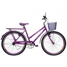 BICICLETA TRANSPORTE ARO 26 CAIRU GENOVA 310123 (VIOLETA)