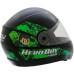 CAPACETE GOW INFATIL HERO 54 PRETO/ VERDE -  PRETO/ ROSA
