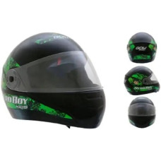 CAPACETE GOW INFATIL HERO 54 PRETO/ VERDE -  PRETO/ ROSA