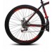 BICICLETA COLLI ATHENA A.29 21M F.DISCO PRETO FOSCO/VERMELHO