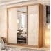 Guarda Roupa Casal 3 Portas Residence Amendola Off White Demobile