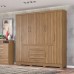 Guarda Roupa Casal 8 Portas New Realce Amendola Touch Demóbile