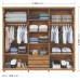 GUARDA ROUPA CAVAZOTTO DUBLIN 03PTS C/ESP-FREIJO
