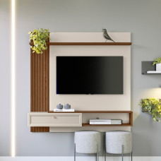 PAINEL HOME LIENA ALVORADA - FREIJO/OFF WHITE
