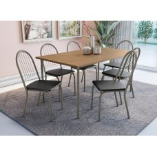 Conjunto Mesa Sena com 6 Cadeiras Kappesberg