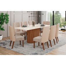 Mesa Henn Solana 2.000 Com 8 cadeiras