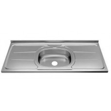 Pia de Inox Concretada 120 x 53 cm