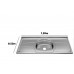 Pia de Inox Concretada 120 x 53 cm