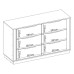 COMODA DEMOBILE GIARDINO 6G - NOGUEIRA/TOUCHE