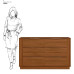 COMODA DEMOBILE GIARDINO 6G - NOGUEIRA/TOUCHE