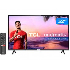 Smart TV LED 32 TCL 32S6500S Android Wi-Fi - HDR Inteligência Artificial 2 HDMI USB