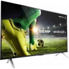 Smart TV Led 43pol Semp 43s5300 Full HD Android Bluetooth Controle Remoto com Comando de voz Google Assistant