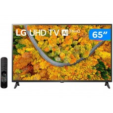 Smart TV 65 pol. Ultra HD 4K LED LG 65UP7550 - 60Hz Wi-Fi e Bluetooth Alexa 2 HDMI 1 USB