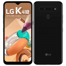 Smartphone LG K41S Preto 32GB, RAM de 3GB, Tela de 6,55 V- Notch HD+ 20:9,  Câmera Quádrupla e Processador Octa-Core 2.0