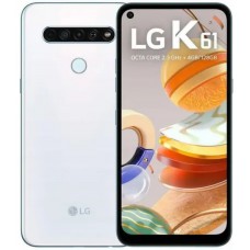 Smartphone LG K61 128GB Branco 4G Octa-Core - 4GB RAM 6,53 Câm. Quádrupla + Selfie 16MP