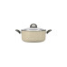 JOGO DE PANELA BRINOX SUPREME 7 PCS - VANILLA
