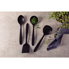 KIT UTENSILIOS TRAMOTINA NYLON 4PÇS - PRETO